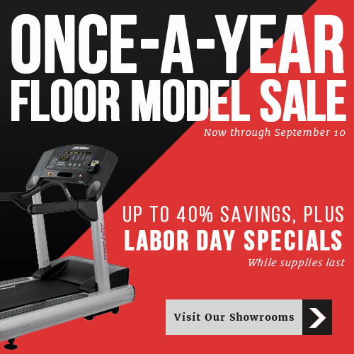 Floor Model sale on treadmills and more